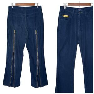 90s Y2k Vintage Tommy‎ Jeans 32x32 Zipper Back Skater Punk Wide RARE Hong Kong